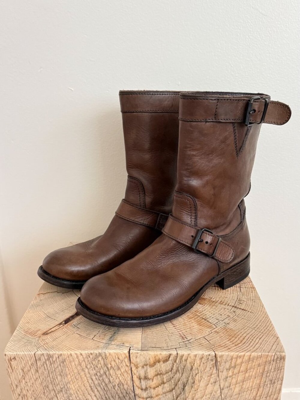 MOMA Italian Leather Boots 38
